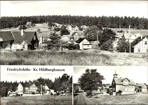 Ak Friedrichshöhe am Rennsteig Eisfeld in Thüringen, Teilansichten