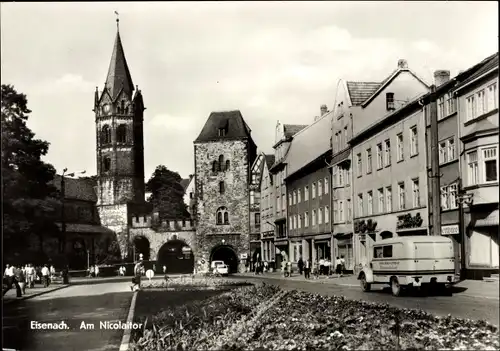 Ak Lutherstadt Eisenach in Thüringen, Am Nicolaitor