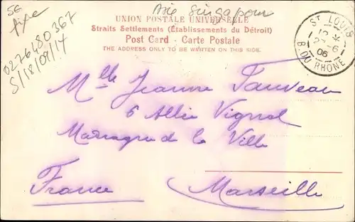 Ak Singapur Singapur, malaiisches Dorf