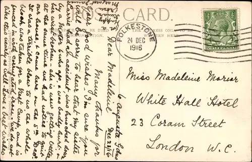 Ak Folkestone Kent England, Parish Church