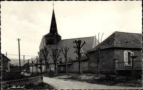 Ak Quiry le Sec Pas de Calais, L&#39;Eglise