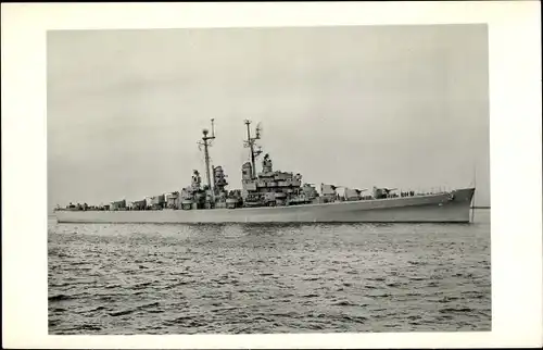 Foto Ak US Amerikanisches Kriegsschiff