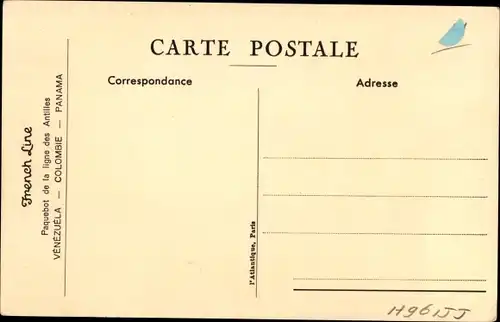 Ak Paquebot SS Kuba, CGT French Line