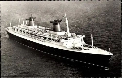 Ak Paquebot France, Compagnie Generale Transatlantique CGT, French Line