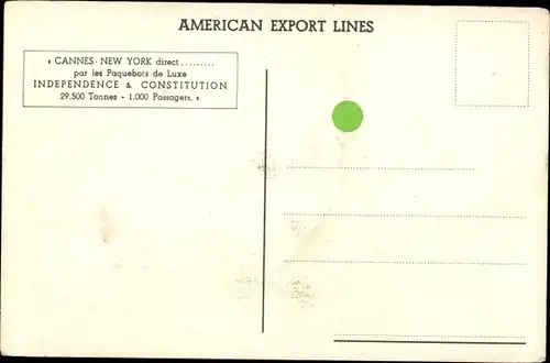 Ak SS Independence, American Export Lines