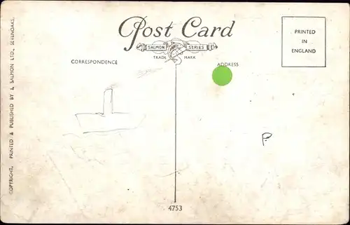 Künstler Ak RMS Queen Elizabeth, Cunard Line