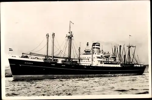 Ak SS Schiedijk, Holland-America Line, HAL