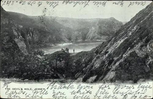 Ak-Kanalinsel-Trikot, Das Teufelsloch