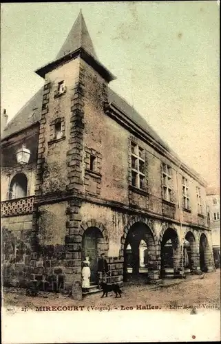 Ak Mirecourt Lorraine Vosges, Les Halles