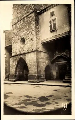 Ak Mirecourt Lorraine Vosges, Das Portal der Kirche