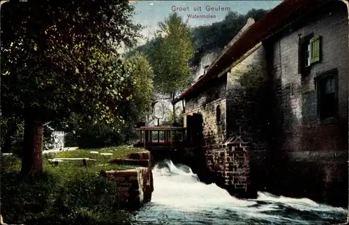 Ak Geulem Houthem Limburg Niederlande, Watermolen