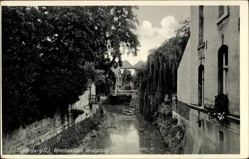 Ak Valkenburg (Lb.) Limburg Niederlande, Venetiaansch Geulgezicht