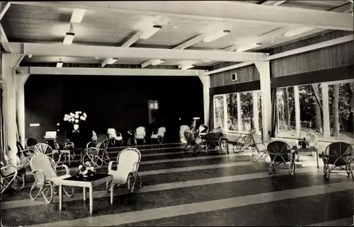 Ak Zeist Utrecht Niederlande, Driekoningenzaal van het Henry Dunant Huis van het Ned. Roode Kruis