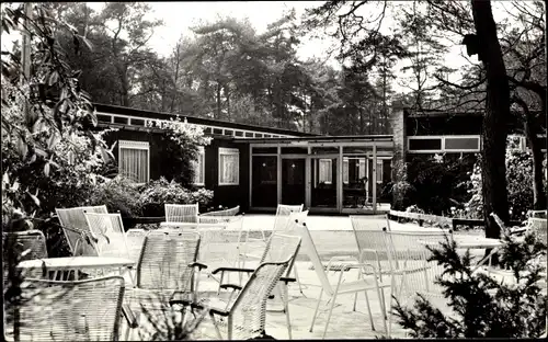 Ak Zeist Utrecht Niederlande, Stichting Woudschoten, Terras Henry Dunanthuis