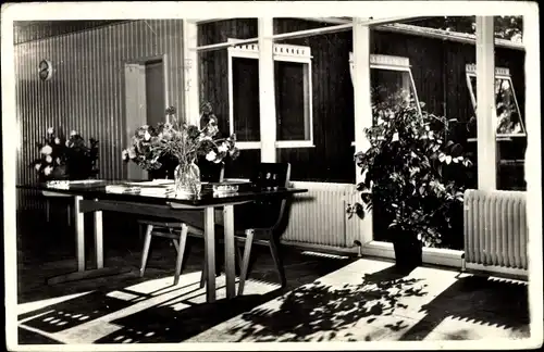 Ak Zeist Utrecht Niederlande, Hal van het Henry Dunanthuis van het Nederlandsche Roode Kruis