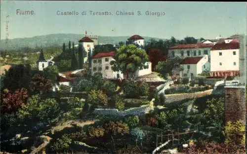 Ak Rijeka Fiume Kroatien, Castello di Tersatto