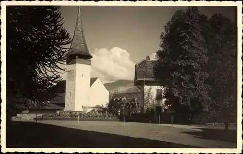 Ak Spiez am Thuner See Kanton Bern, Kapelle