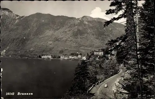 Ak Brunnen Kt Schwyz, Panorama