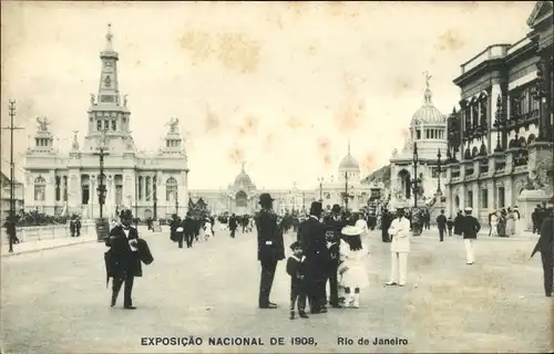Ak Rio de Janeiro Brasilien, Exposicao Nacional de 1908