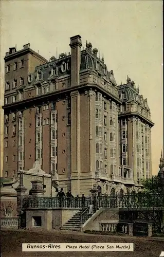 Ak Buenos Aires Argentinien, Plaza San Martin, Plaza Hotel