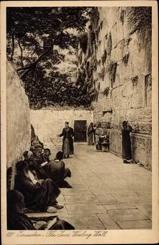 Judaika Ak Jerusalem Israel, Klagemauer