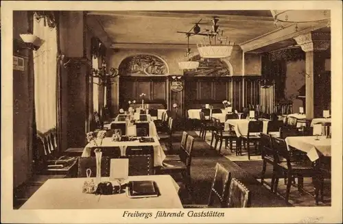 Ak Freiberg in Sachsen, Hotel Schwarzes Ross