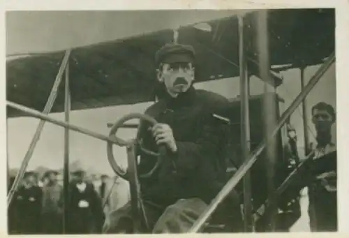 Sammelbild Helden der Luft, Serie G Bild 26, Glenn Curtiss, erfolgreicher Flieger u. Konstrukteur