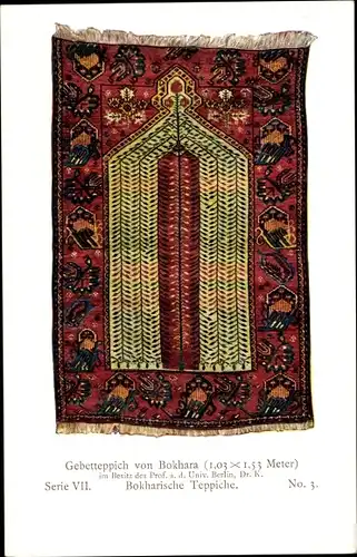 Ak Meisterstücke orientalischer Knüpfkunst VII 4, Bokharische Teppiche, Afghanistan