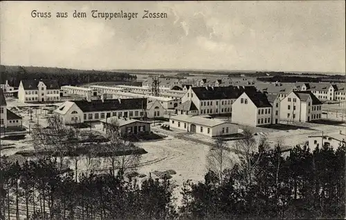 Ak Zossen in Brandenburg, Truppenlager, Truppenübungsplatz