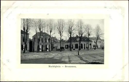 Passepartout Ak Brummen Gelderland, Marktplein