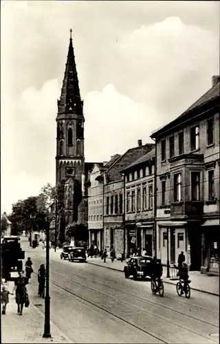 Ak Dessau in Sachsen Anhalt, Zerbster Straße, Kirche