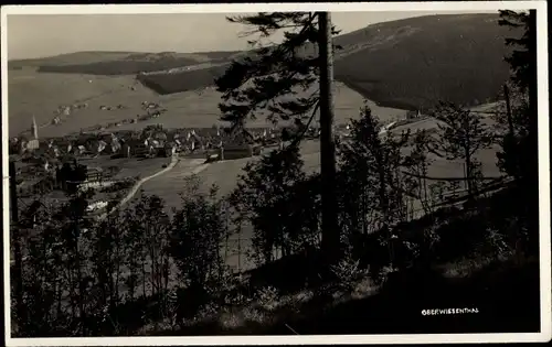 Ak Oberwiesenthal im Erzgebirge, Panorama