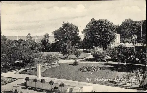 Ak Skodsborg Dänemark, Anlagenblick