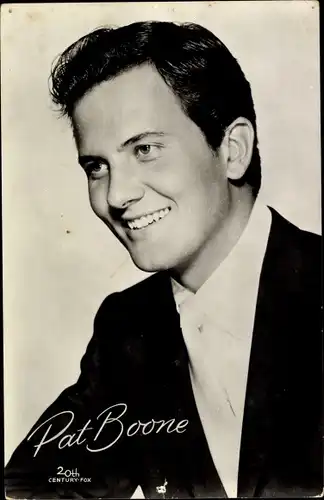 Ak Schauspieler Pat Boone, Portrait