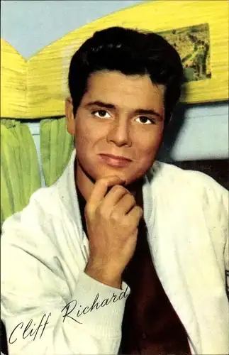 Ak Sänger Cliff Richard, Portrait, Autogramm
