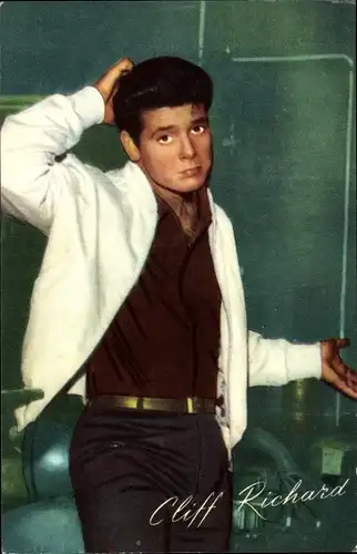 Ak Sänger Cliff Richard, Portrait, Autogramm