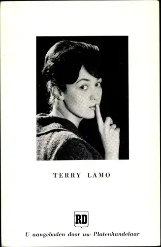 Ak Sängerin Terry Lamo, Portrait