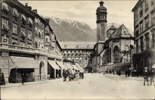 Ak Innsbruck in Tirol, Burggraben