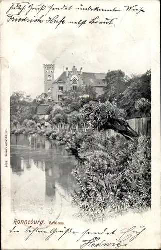 Ak Ronneburg in Thüringen, Schloss