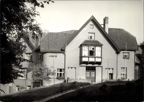 Ak Weissen Weißen Uhlstädt Kirchhasel an der Saale, Heilstätte Weißeneck, Außenansicht