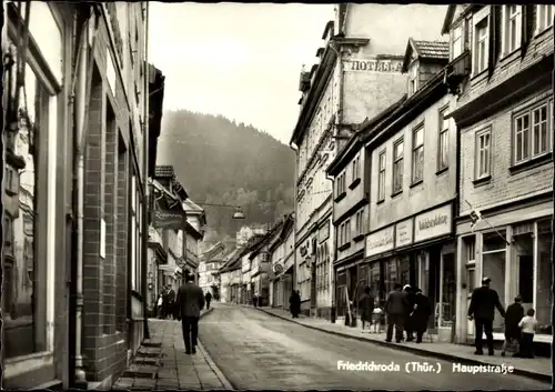 Ak Friedrichroda im Thüringer Wald, Hauptstraße, Hotel