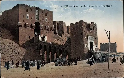 Ak Aleppo Syrien, Rue de la Citadelle