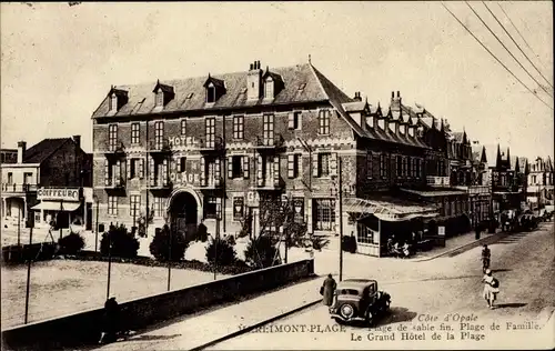 Ak Merlimont Plage Pas de Calais, Das Grand Hotel de la Plage