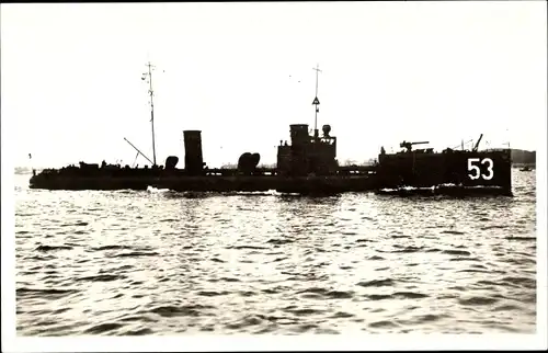 Foto Ak Deutsches Kriegsschiff, 53, Torpedoboot