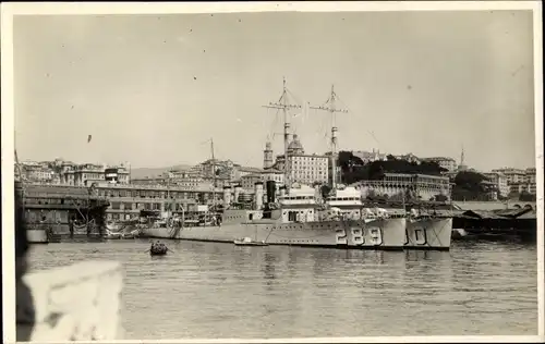 Foto Ak US Amerikanisches Kriegsschiff, USS Flusser, 289