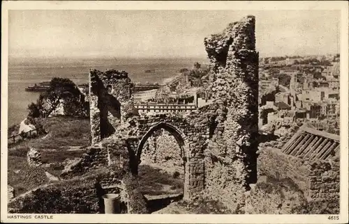 Ak Hastings East Sussex England, Schloss