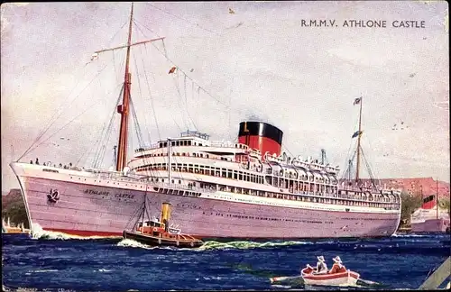 Ak RMMV Athlone Castle, Union Castle Line