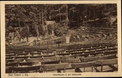 Ak Bad Elster im Vogtland, Naturtheater in der Waldquelle