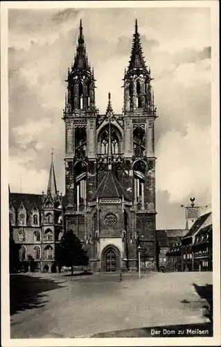 Ak Meißen an der Elbe, Der Dom