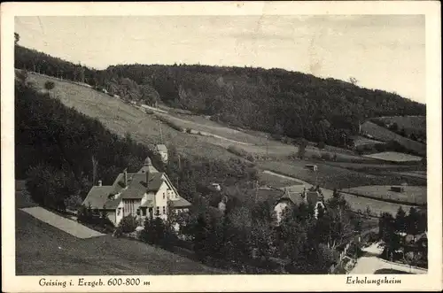 Ak Geising Altenberg im Erzgebirge, Erholungsheim, Panorama